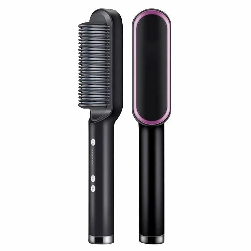 909 Hair Straightener Styling Brush for girls