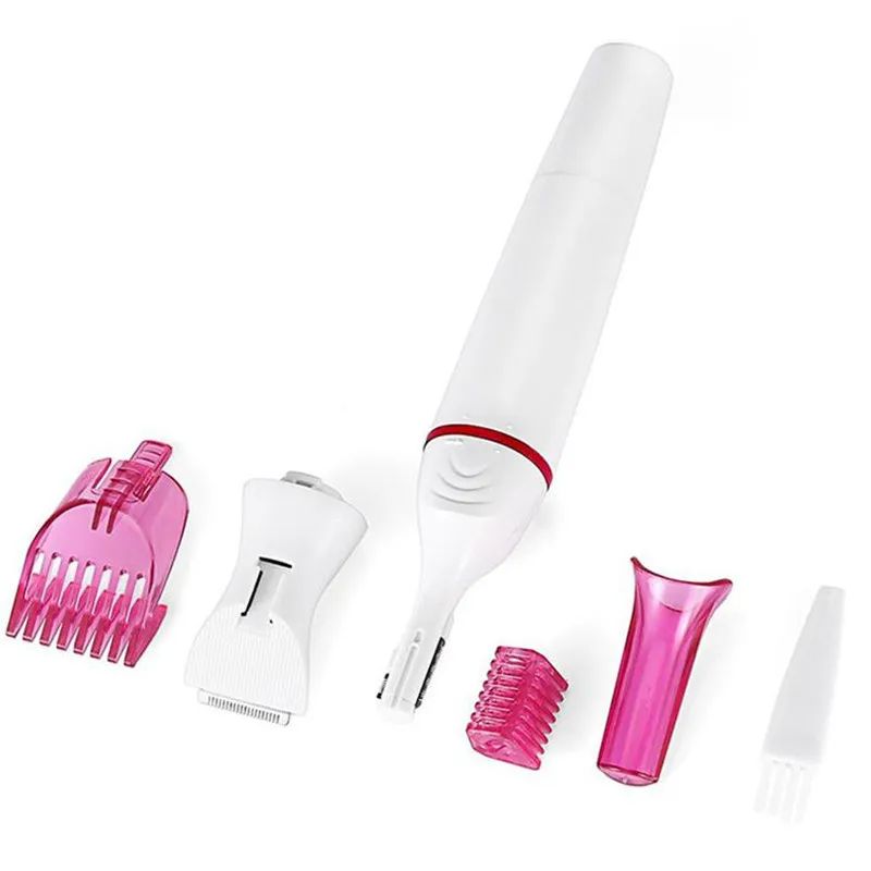 Veet 5-in-1 Electric Epilator Trimmer – Painless Facial, Eyebrow, Bikini & Body Shaver