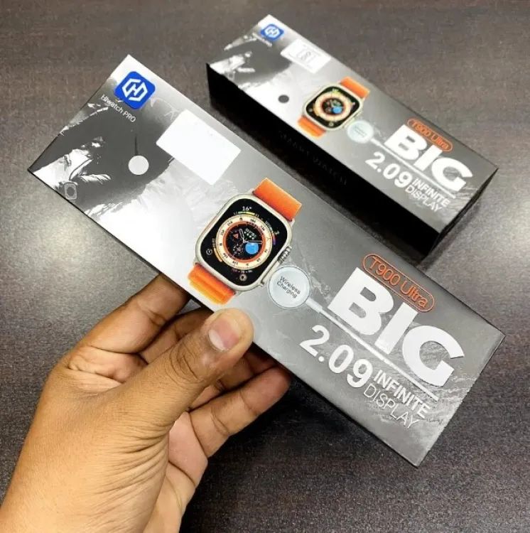 T900 Ultra Smart Watch Infinite Display 49MM Dial Size Built in Games Bluetooth Calling Crown Working